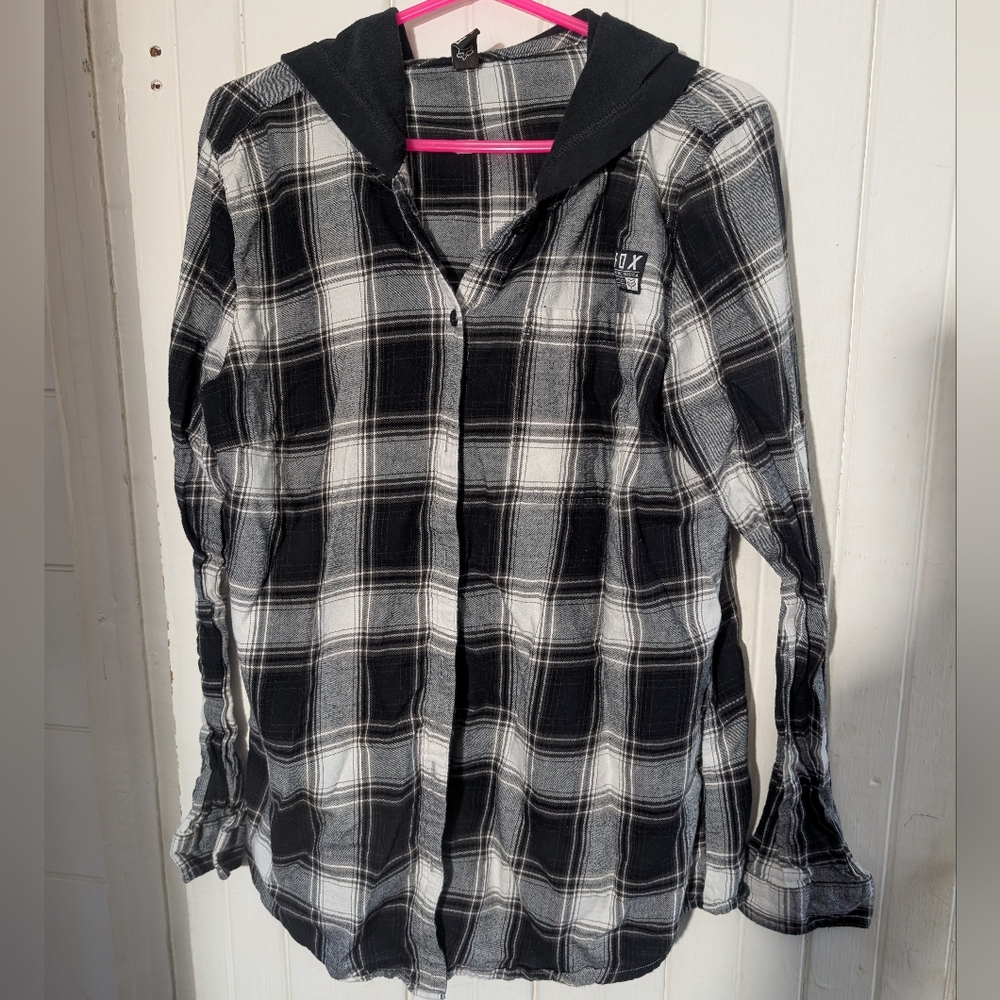 FOX RACING PLAID SHIRT - Picture 1 of 8